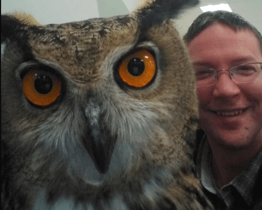 owl selfie cropped